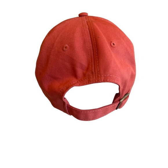 Life Is Good Red Baseball Cap With Embroidered Campfire Design Cotton - Picture 3 of 5